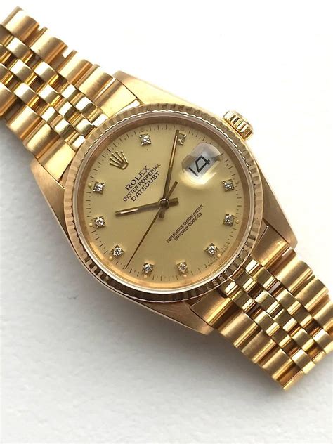 rolex 18k gold watch price|rolex 18k yellow gold crowns.